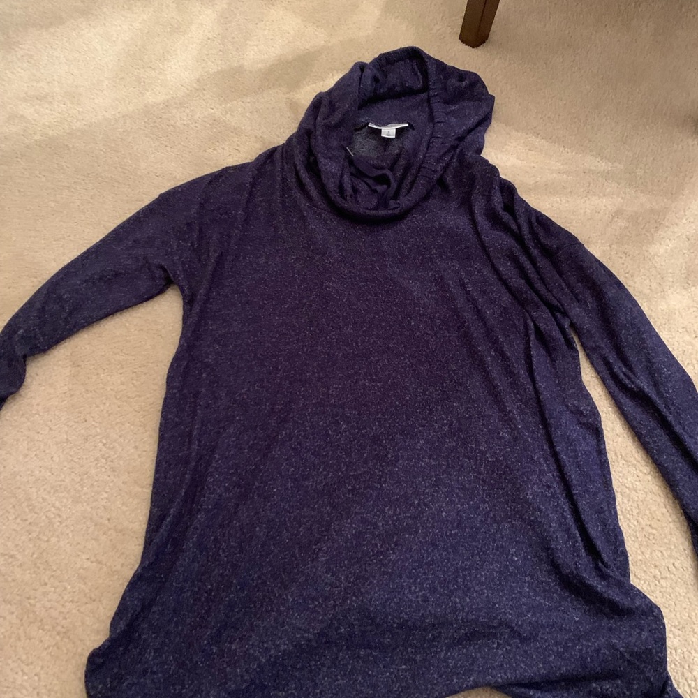 Navy maternity light weight sweater